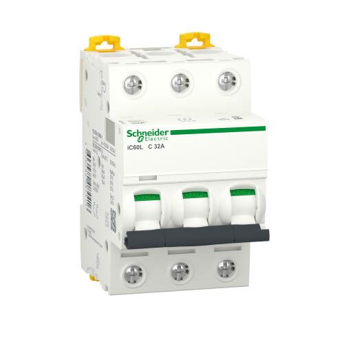 Автоматичний вимикач Schneider Electric iC60L 32А 3P C 15кА (A9F94332)