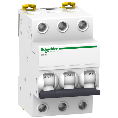 Автоматичний вимикач Schneider Electric iK60 63А 3P C 6кА (A9K24363)