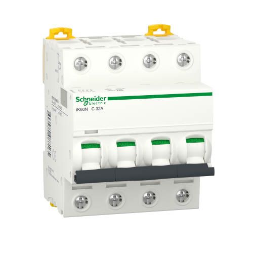 Автоматичний вимикач Schneider Electric iK60 32А 4P C 6кА (A9K24432)