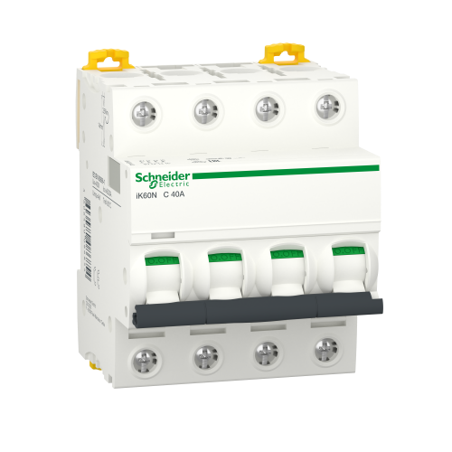 Автоматичний вимикач Schneider Electric iK60 40А 4P C 6кА (A9K24440)