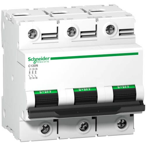 Автоматичний вимикач Schneider Electric C120N 80А 3P C 10кА (A9N18365)