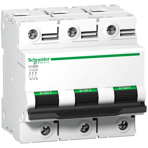 Автоматичний вимикач Schneider Electric C120H 80А 3P B 15кА (A9N18424)