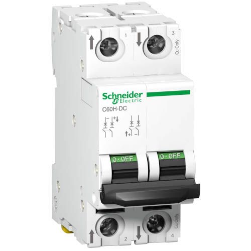 Автоматичний вимикач Schneider Electric C60H-DC 10А 2P C  (A9N61528)