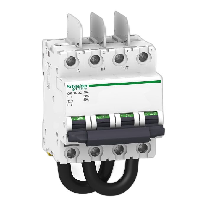 Вимикач навантаження C60NA-DC 2P 20A 1000V DC, Schneider Electric
