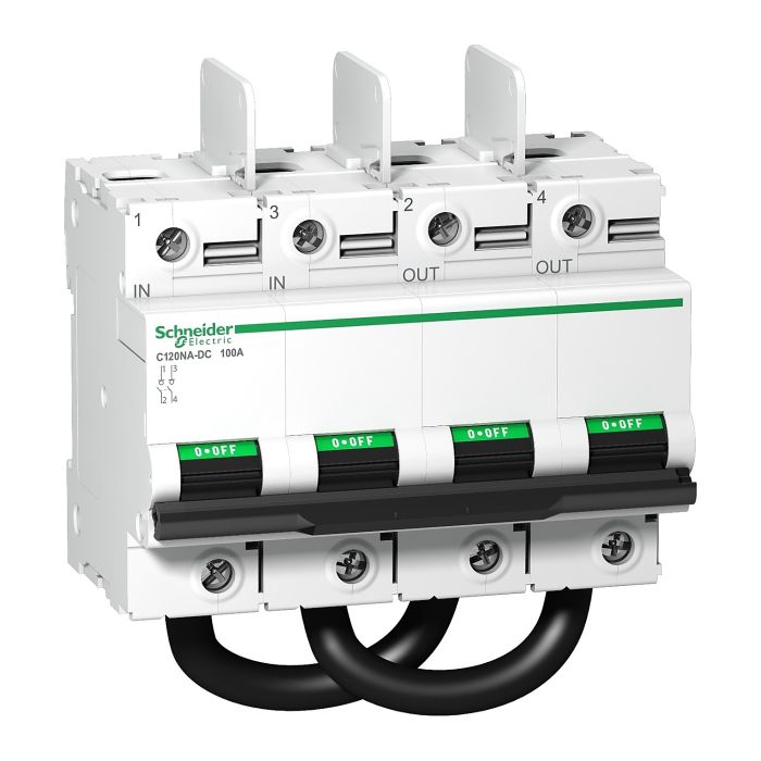Вимикач навантаження C120NA-DC 2P 100A 1000V DC, Schneider Electric