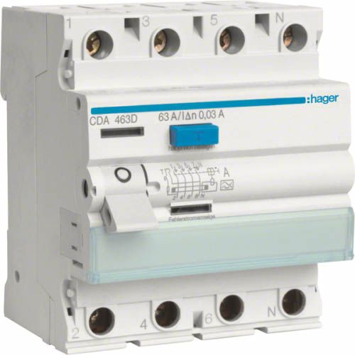 Дифреле ПЗВ QC 4P 25A 30mA A, Hager
