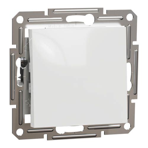 Перемикач 1-кл. білий, Asfora, без рамки, Schneider Electric