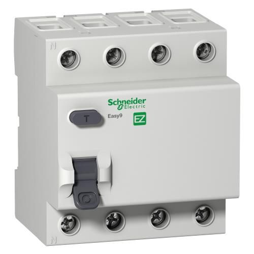 Диференційний вимикач (ПЗВ) EZ9, 4Р 40А 300мА тип АС, Schneider Electric