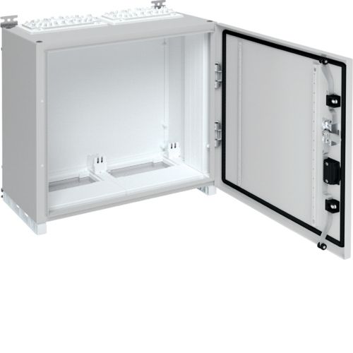 Щит UNIVERS IP55/II 500x550x275, сірий, 2 секції , Hager