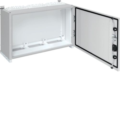 Щит UNIVERS IP55/II 500x800x275, сірий, 3 секції , Hager