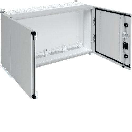 Щит UNIVERS IP55/II 500x1050x275, сірий, 4 секції , Hager
