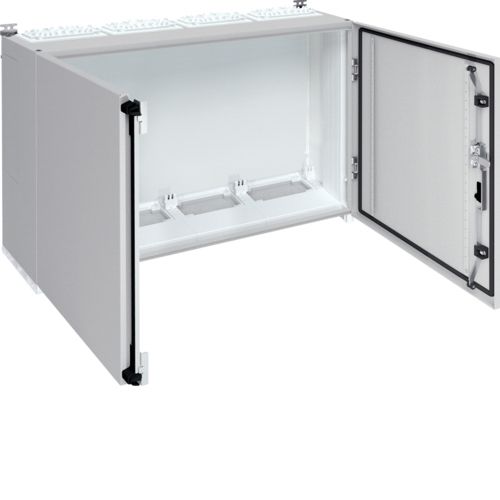 Щит UNIVERS IP55/II 800x1050x275, сірий, 4 секції , Hager