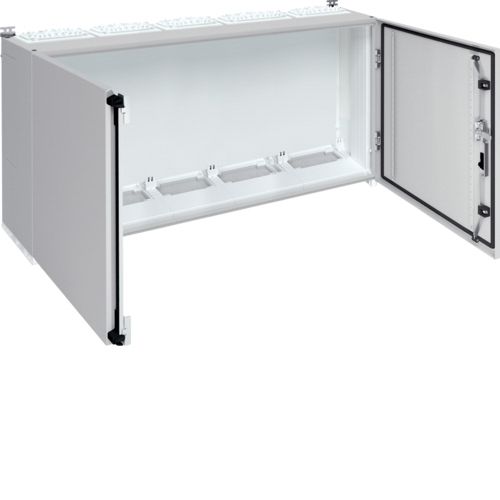 Щит UNIVERS IP55/II 800x1300x275, сірий, 5 секцій, Hager