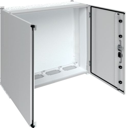 Щит UNIVERS IP55/II 1100x1050x275, сірий, 4 секції , Hager