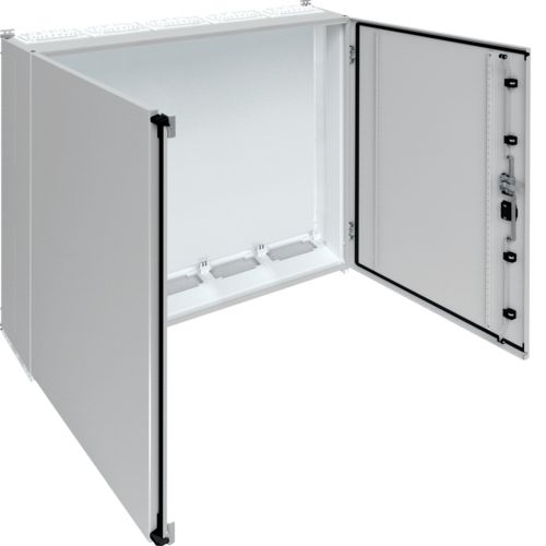 Щит UNIVERS IP55/II 1250x1300x275, сірий, 5 секцій, Hager