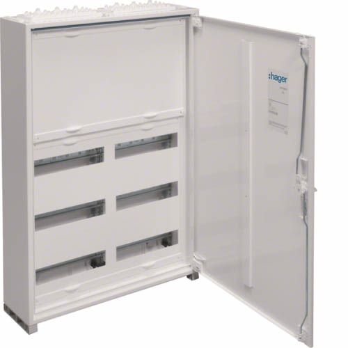 Щит Univers IP44/II 800x550x161мм 72мод. з блоком для клем, Hager