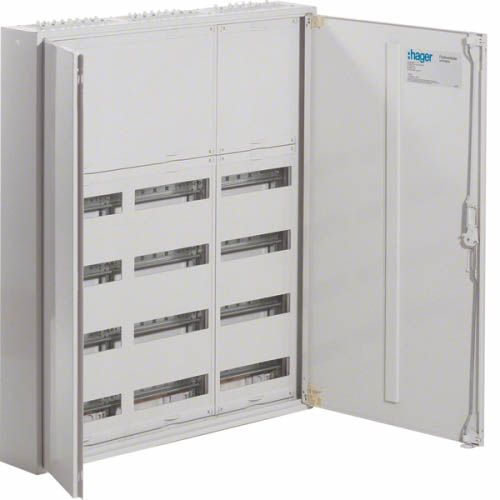 Щит Univers IP44/II 950x800x161мм 144мод. з блоком для клем, Hager