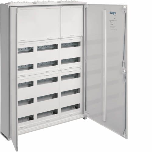 Щит Univers IP44/II 1100x800x161мм 180мод. з блоком для клем, Hager