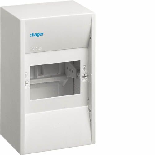 Щит розподільчий на 4 модулі, з/у, 30V, Hager