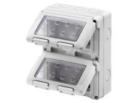 Герметичний корпус вертикальний 27 COMBI 8М(2х4) IP55 сірий GEWISS