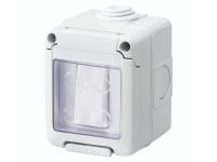 Вимикач кнопковий в зборі 27 COMBI SYSTEM 1Р 10A IP55 сірий GEWISS