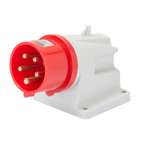 Вилка стаціонарна 90° IEC 309 HP IP44 3P+E 32A 400V 6H GEWISS
