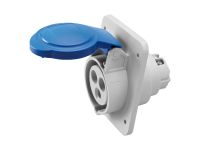 Розетка вбудована 10° IEC 309 HP IP44 2P+E 16A 230V 6H GEWISS