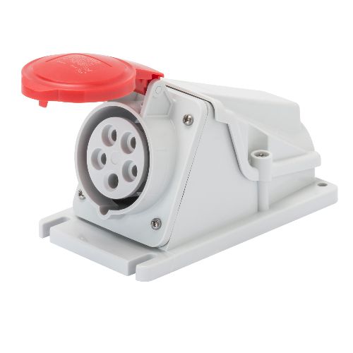 Розетка стаціонарна 90° IEC 309 HP IP44 3P+N+T 16A 400V 6H GEWISS