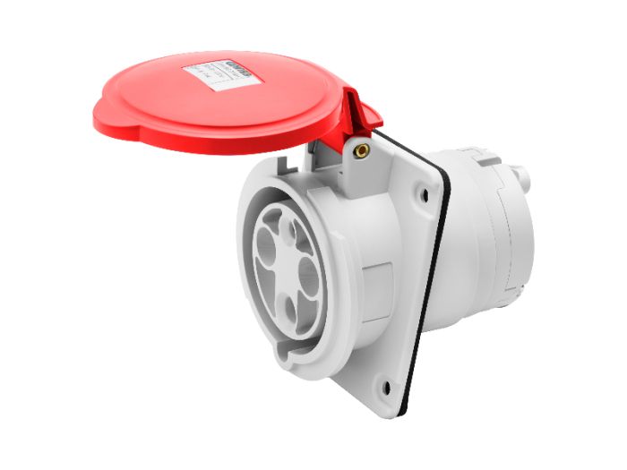 Розетка вбудована 10° IEC 309 HP IP44 3P+N+E 63A 400V 6H GEWISS