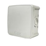 Коробка монтажна для відкритого встановлення 75х75х48 мм (зовн. 90х90х51 мм) IP65 сіра UEC