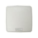 Коробка монтажна для відкритого встановлення 100х100х50 мм (зовн. 115х115х54 мм) IP65 сіра UEC