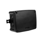 Коробка монтажна для відкритого встановлення без отворів 146х105х65 мм (зовн.162х122х68 мм) IP67 із скобами чорна UEC