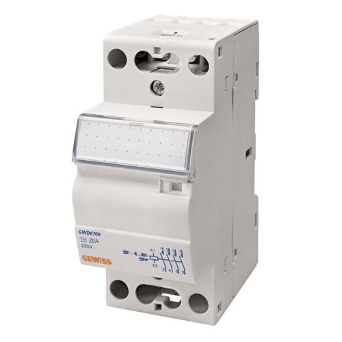 Контактор модульний GEWISS CTR 20A 4NO 230В 2M