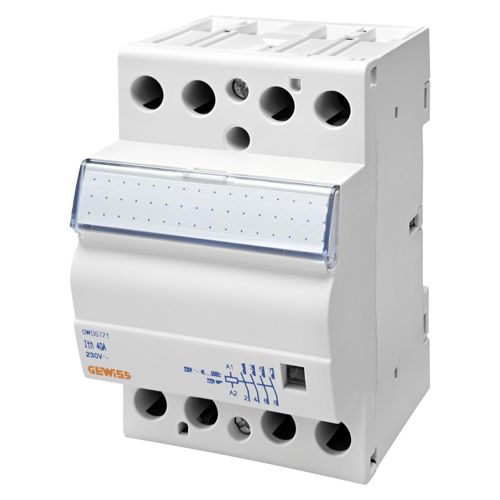 Контактор модульний GEWISS CTR 40A 2NO 230В 3M