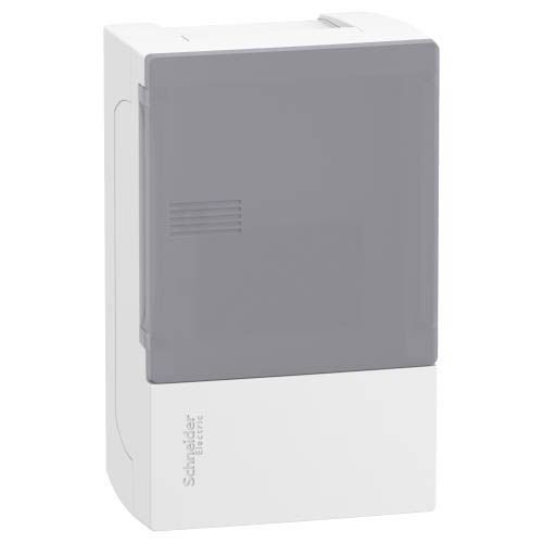 Щит resi9 mp 1ряд/4модулі навісний димчаті двері, Schneider Electric
