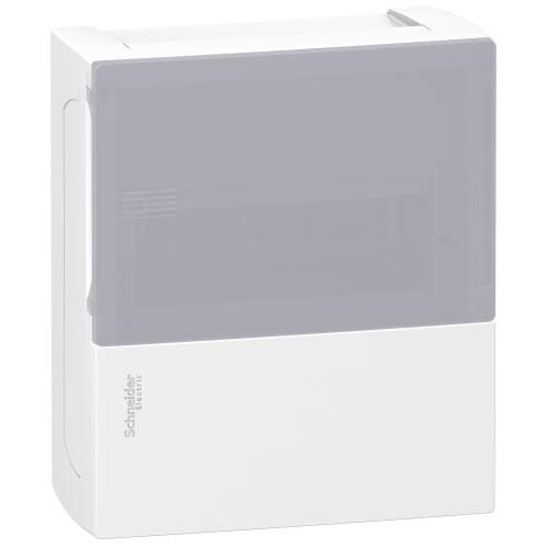 Щит resi9 mp 1ряд/8 модулів навісний димчаті двері, Schneider Electric
