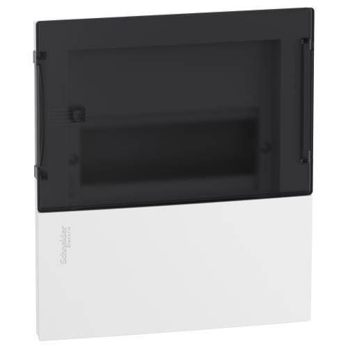 Щит resi9 mp 1ряд/8 модулів врізний прозорі двері, Schneider Electric