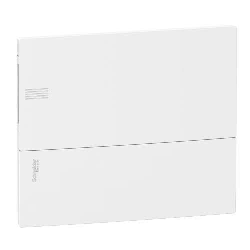 Щит resi9 mp 1ряд/12 модулів врізний білі двері, Schneider Electric