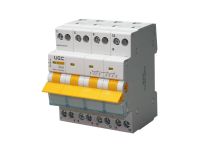 Вимикач-роз'єднувач трипозиційний SB-H09-63 4P 40А UEC