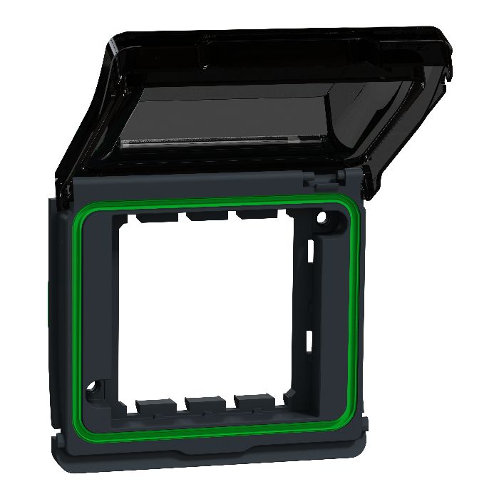 Кришка бокса "Mureva S" для Unica NEW, чорний, IP55, Schneider Electric