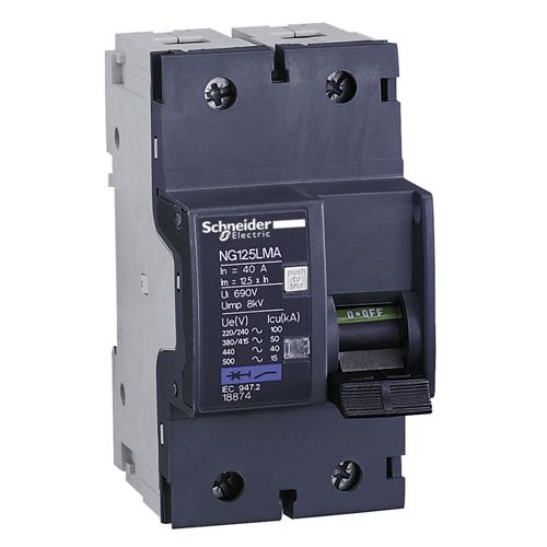 Автоматичний вимикач Schneider Electric NG125L 2П 10A MA