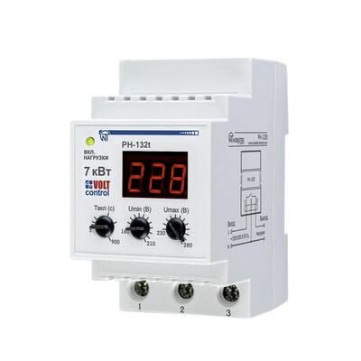 Реле контролю напруги РН-132Т з термозахистом, 32А, 220В, Новатек