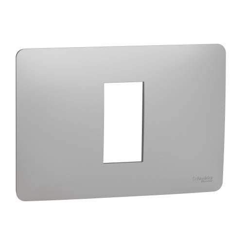 Рамка "Unica Studio" 1-модульна  алюміній,  Schneider Electric