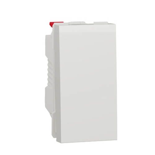 Вимикач 1-кл. 1-мод. 10А Unica New, білий, Schneider Electric