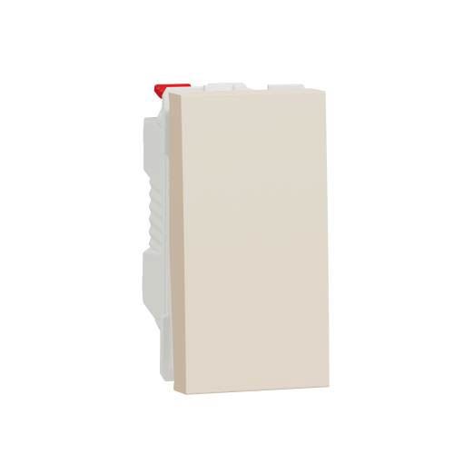 Вимикач 1-кл. 1-мод. 10А Unica New, бежевий, Schneider Electric