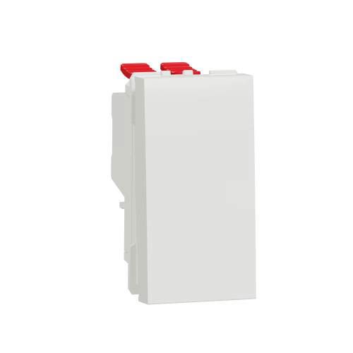 Перемикач 1-кл. перехр сх.7, 10А, 1-мод., Unica New білий, Schneider Electric