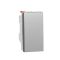 Вимикач 1-кл. кнопк. 1-мод. 10A Unica New, алюміній, Schneider Electric