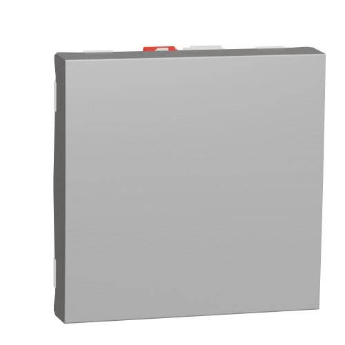 Перемикач 1-кл., сх. 6, 10 AX, 250 В, Unica New алюміній, Schneider Electric