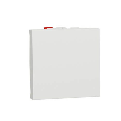 Вимикач 1-кл., кнопковий, сх. 1, 10 A, Unica New білий, Schneider Electric