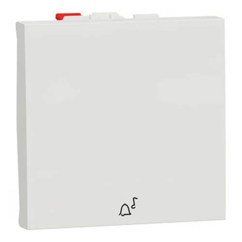 Вимикач 1-кл. кнопк. дзвінок 10А, 2 мод білий, Schneider Electric